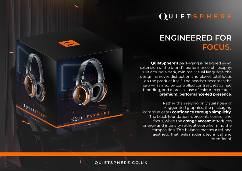 QuietSphere campaign visual