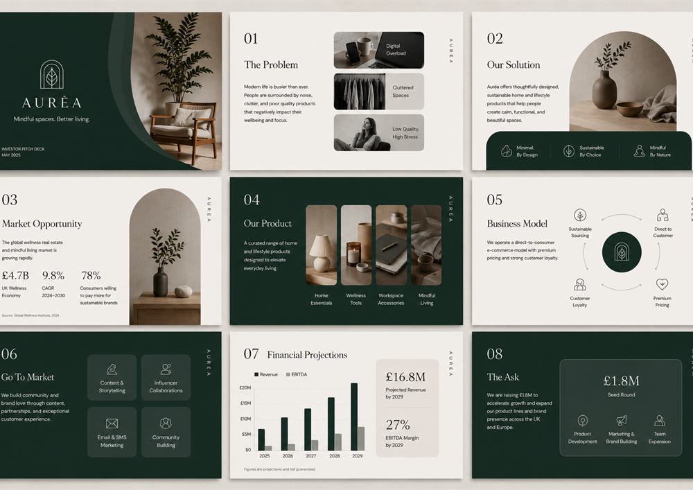 Presentation design example