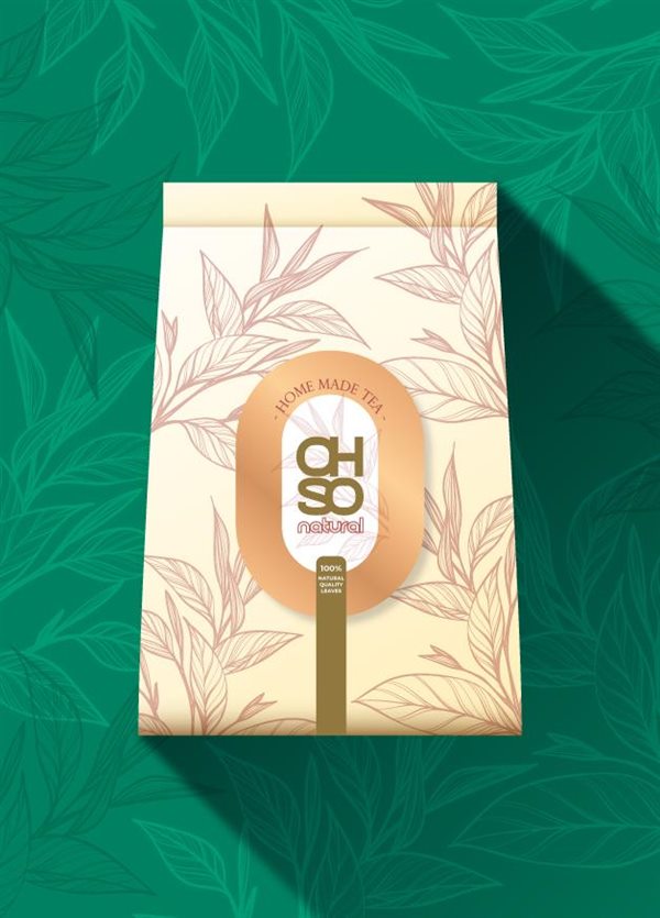Packaging design mockup
